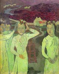 Primo studio per un triplo ritratto di Marthe, 1892